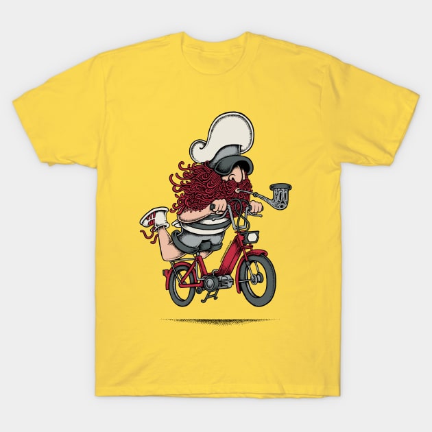 Moped Sailor T-Shirt by Copenhagen Poster